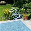 Colonial Mills Catalina 2-ft x 12-ft Blue Wave Area Rug Runner