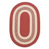 Colonial Mills Crescent 5-ft x 8-ft Terracotta Oval Area Rug