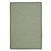 Colonial Mills Outdoor Houndstooth Tweed 4-ft x 6-ft Leaf Green Area Rug