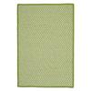 Colonial Mills Outdoor Houndstooth Tweed 8-ft x 8-ft Lime Area Rug