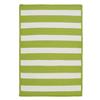 Colonial Mills Stripe It 2-ft x 8-ft Bright Lime Area Rug