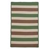 Colonial Mills Stripe It 7-ft x 9-ft Moss-Stone Area Rug