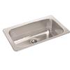 Wessan Stainless Steel Drop-In Sink - 18-in x 31-in x 8-in
