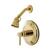 Elements of Design NuVo Polished brass 1 Handle Shower Faucet with Valve