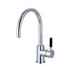 Elements of Design Kaiser Polished Chrome 12.75-in Lever-Handle Deck Mount High-Arc Kitchen Faucet