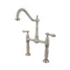 Elements of Design Victorian Satin Nickel 2-Handle Vessel Sink Bathroom Faucet