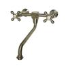 Elements of Design Satin Nickel 2-Handle 2-Hole Vessel Sink Wall Mounted Faucet