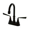Elements of Design Silver Sage Oil-Rubbed Bronze 10.25-in Lever-Handle Deck Mount High-Arc Kitchen Faucet