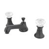 Elements of Design New York Oil-Rubbed Bronze Crystal knob handle Widespread Bathroom Sink Faucet