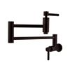 Elements of Design Concord Oil Rubbed Bronze 8.31-in 1-Handle Wall Mount Bar and Prep Kitchen Faucet