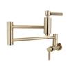 Elements of Design Concord Satin Nickel 8.31-in 2-Handle Wall Mount Bar and Prep Kitchen Faucet