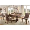 HomeTrend Marie Louise Traditional Rustic Brown Side Chairs (Set of 2)