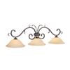 RAM Game Room Products Lunar 3-Light Traditional Kitchen Island Light With Shade