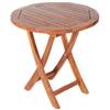 All Things Cedar Round Teak Side Table - 26""