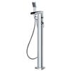 Acri-tec Industries 9-in Chrome Free-Standing Series Claw Foot Tub Filler and Hand Shower