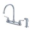 Olympia Faucets ACCENT Chrome Kitchen Faucet with Side Spray