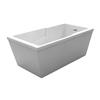 Acri-tec Industries Marlo Opulence 60-in x 32-in White Freestanding Acrylic Bathtub