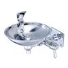 Central Brass Polished Chrome Wall Mounted Drinking Fountain with Vandal Resistant Cap