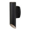SNOC Evolution 13.12-in Black Cylindrical Wall Mount Outdoor Sconce