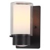DVI Essex Hardwired Outdoor Wall Sconce - 7.5-in - Hammered Black