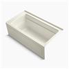 KOHLER 60-in x 32-in Alcove VibrAcoustic Bath with Tile Flange