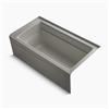 KOHLER 60-in x 32-in Alcove VibrAcoustic Bath with Bask Heated Surface, Tile Flange