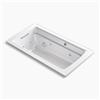 KOHLER 60-in x 32-in Drop-in Whirlpool and Bubblemassage Air Bath