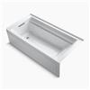 KOHLER 72-in x 36-in Alcove Vibracoustic Bath with Bask Heated Surface, Tile Flange