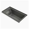 KOHLER 60-in x 30-in Alcove VibrAcoustic Bath with Tile Flange
