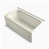 KOHLER 60-in x 32-in Alcove Bath with Integral Apron, Tile Flange and Drain