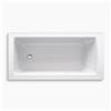KOHLER 60-in x 30-in Drop-in BubbleMassage Air Bath with Reversible Drain