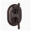 KOHLER Bncroft Oil-Rubbed Bronze Stacked Thermostatic Trim
