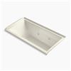 KOHLER 60-in x 30-in Alcove Whirlpool with Integral Tile Flange