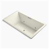 KOHLER 72-in x 42-in Drop-in VibrAcoustic Bath with Chromatherapy and Center Drain