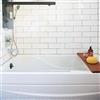 KOHLER 60-in x 32-in Alcove Bath with Integral Apron and Tile Flange