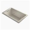 KOHLER 60-in x 36-in Rectangle Drop-in BubbleMassage Air bath with Reversible Drain and Bask Heated Surface