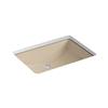 KOHLER Ladena 23.25-in Mexican Sand China Fire Clay Rectangular Under Counter Sink