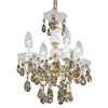 Classic Lighting Madrid Imperial 17-in Old World Bronze Crystalique  4-Light Mini Chandelier