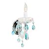 Classic Lighting Rialto Traditional Collection Chrome Swarovski Strass Wall Sconce