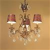 Classic Lighting Majestic Collection Aged Brass Crystalique-Plus 3-Light Chandelier