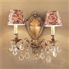 Classic Lighting Chateau Aged Pewter 2-Light Wall Sconce