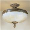 Classic Lighting Alexandria 4-Light Victorian Bronze Semi Flush Ceiling Light