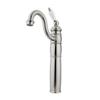 Elements of Design Baltimore 14.25-in Satin Nickel Single Hole Vessel Faucet