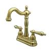Elements of Design New Orleans Polished Brass Without Pop-Up Rod Bar Faucet