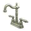 Elements of Design New Orleans Satin Nickel Without Pop-Up Rod Bar Faucet