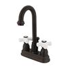 Elements of Design Chicago 10-in Oil Rubbed Bronze Deck Centerset Faucet