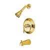Elements of Design St. Louis Polished Brass Pressure Balanced Tub Faucet Only Shower Trim