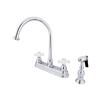 Elements of Design Chicago Chrome Kitchen Faucet With Sprayer