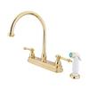 Elements of Design St. Paul Templeton Brass Kitchen Faucet With Sprayer