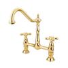 Elements of Design Polished Brass Kitchen Faucet